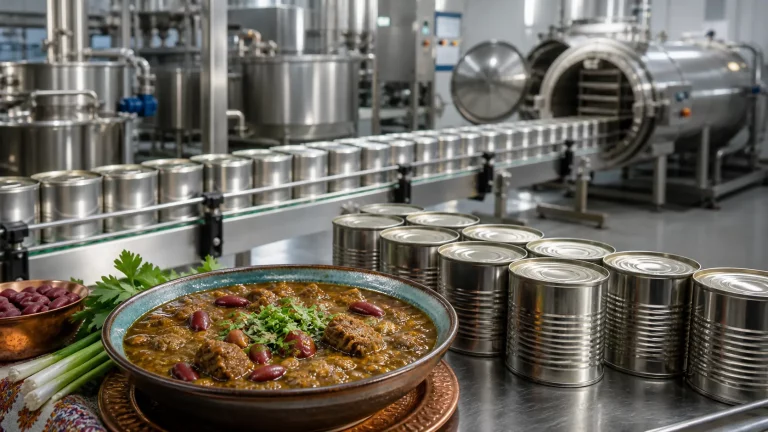 خط کنسرو خورشت